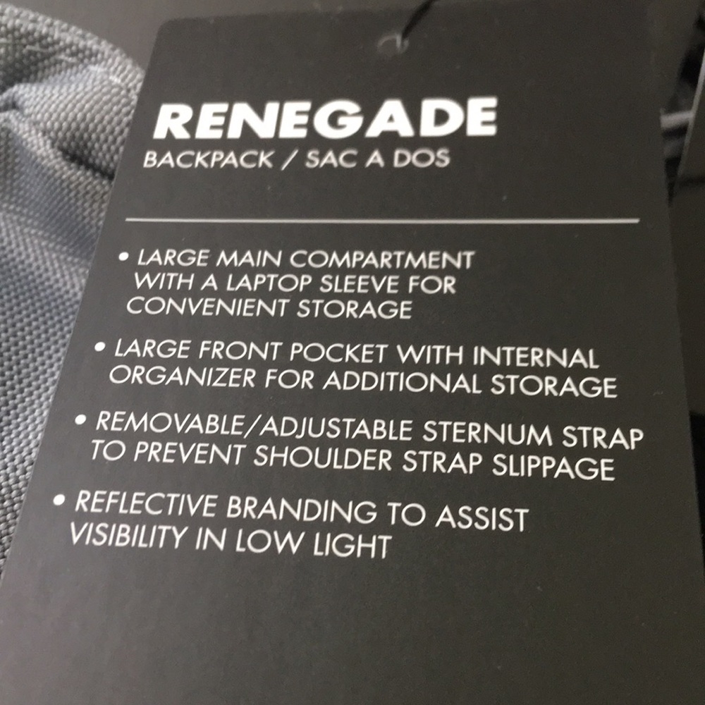 Hurley Renegade Backpack - Gray/Black - Picture 8 of 9